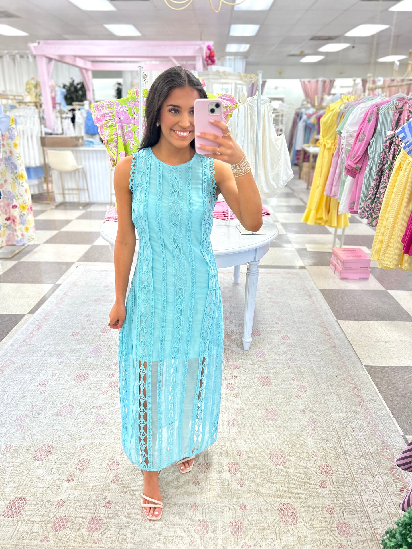Selena Lace Midi Dress