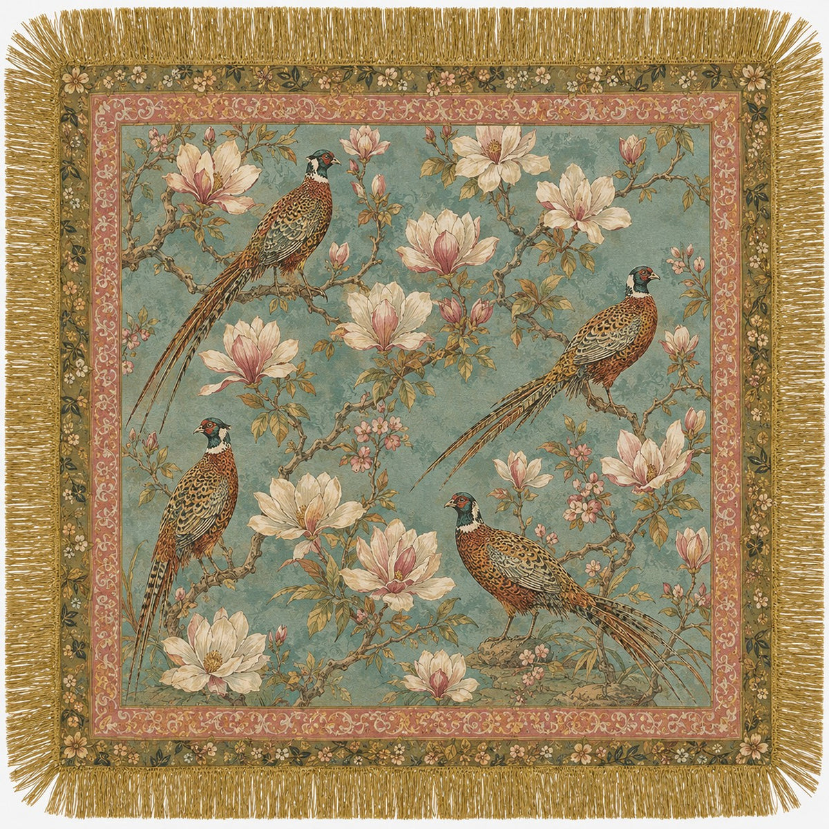 Southern Charm Pheasant Scarf