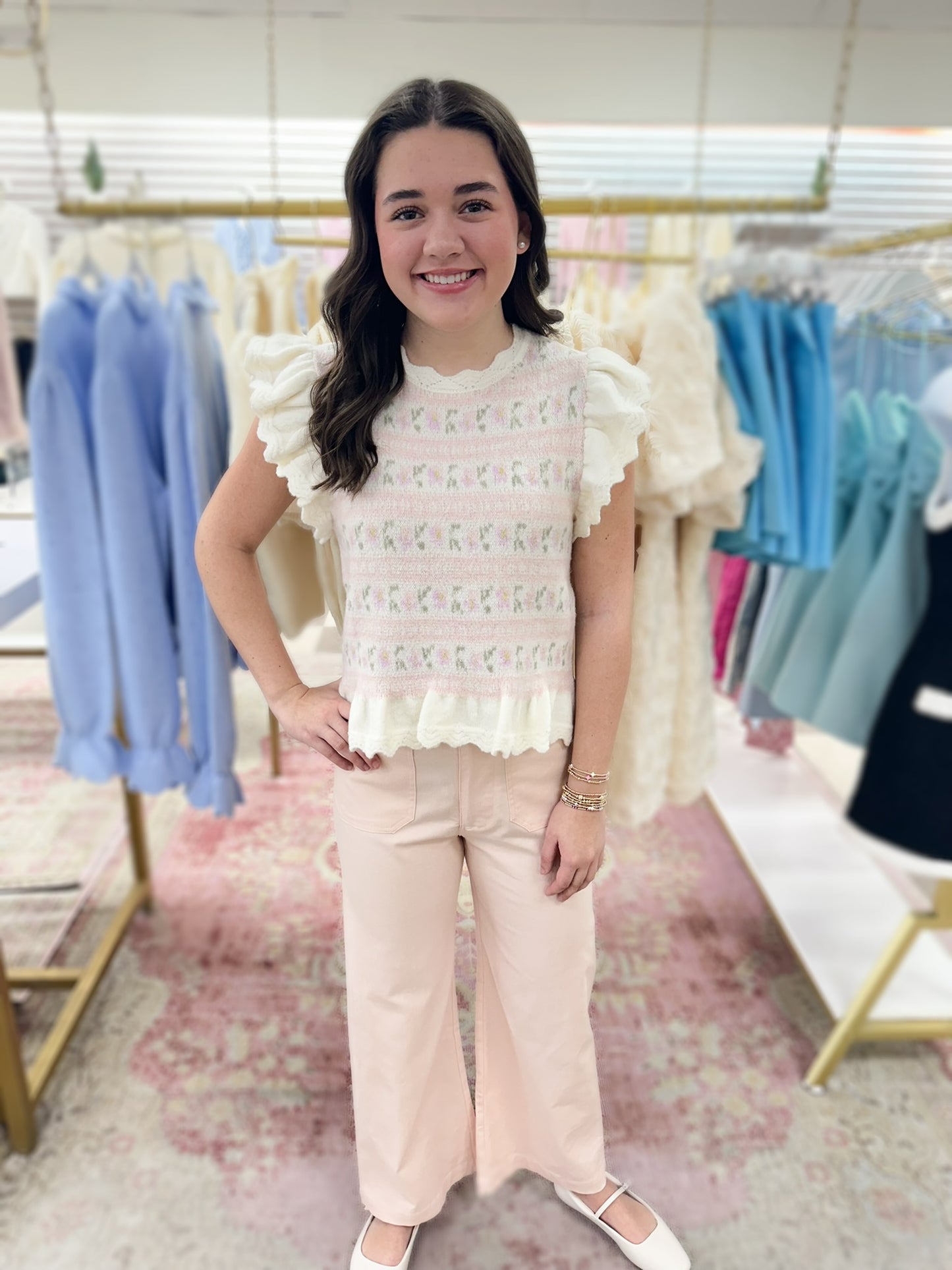 GiGi Pink Patch Pocket Pants