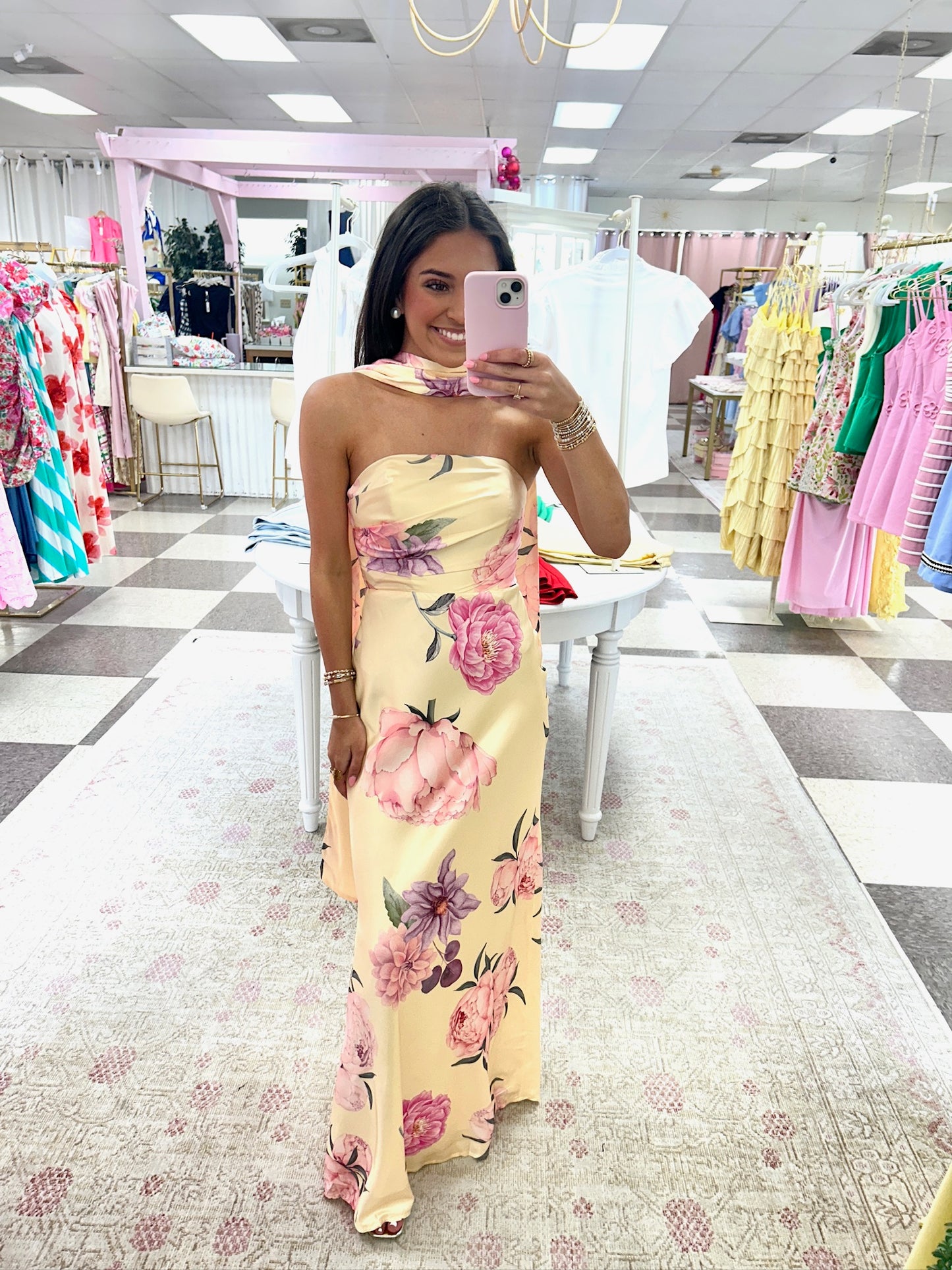 Sweet Peony Maxi Dress