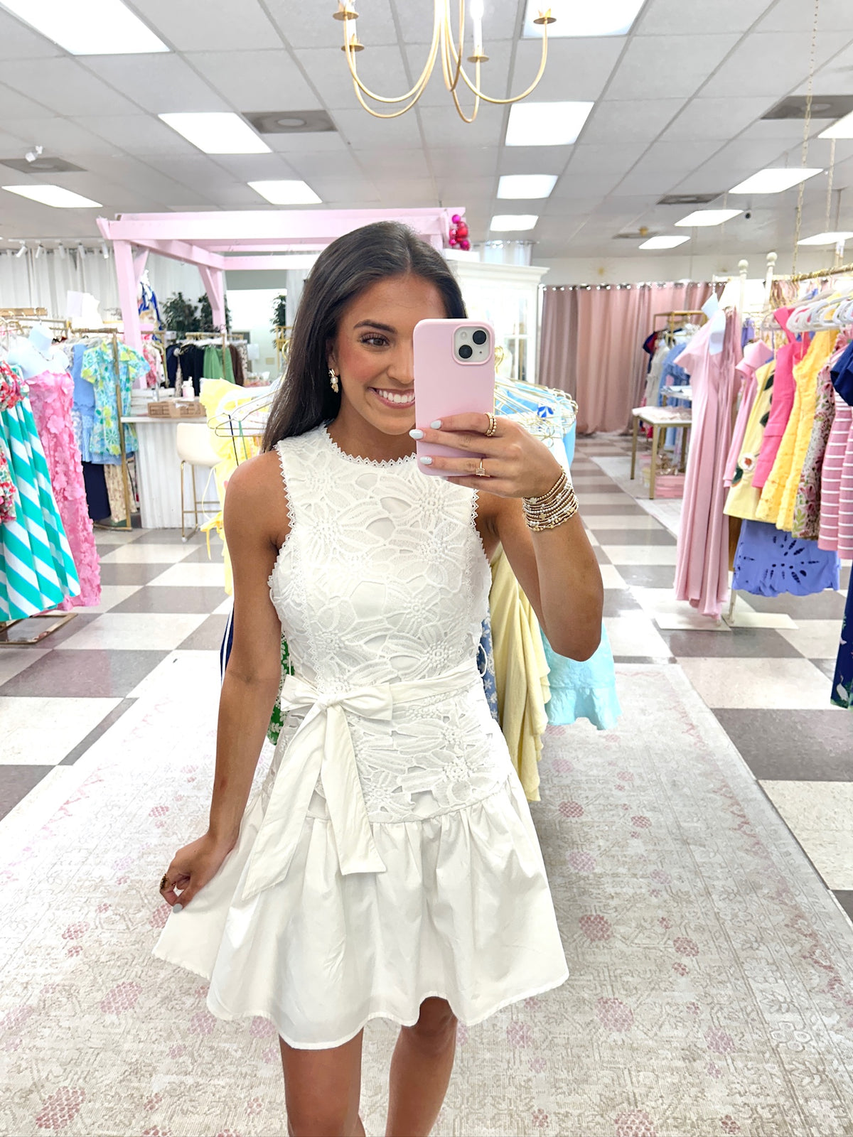 Magnolia White Lace Dress