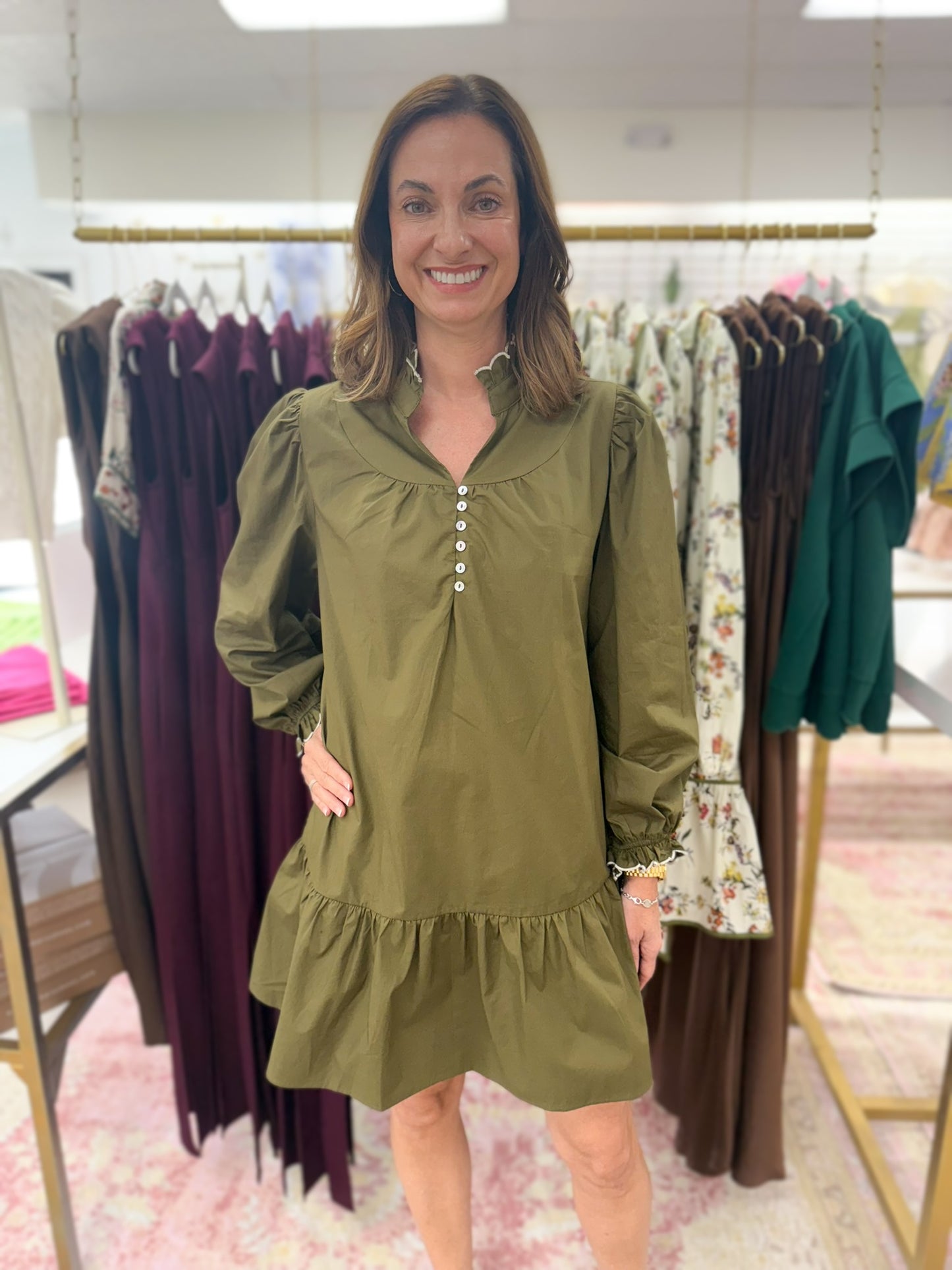 The Everly Dress (Green)