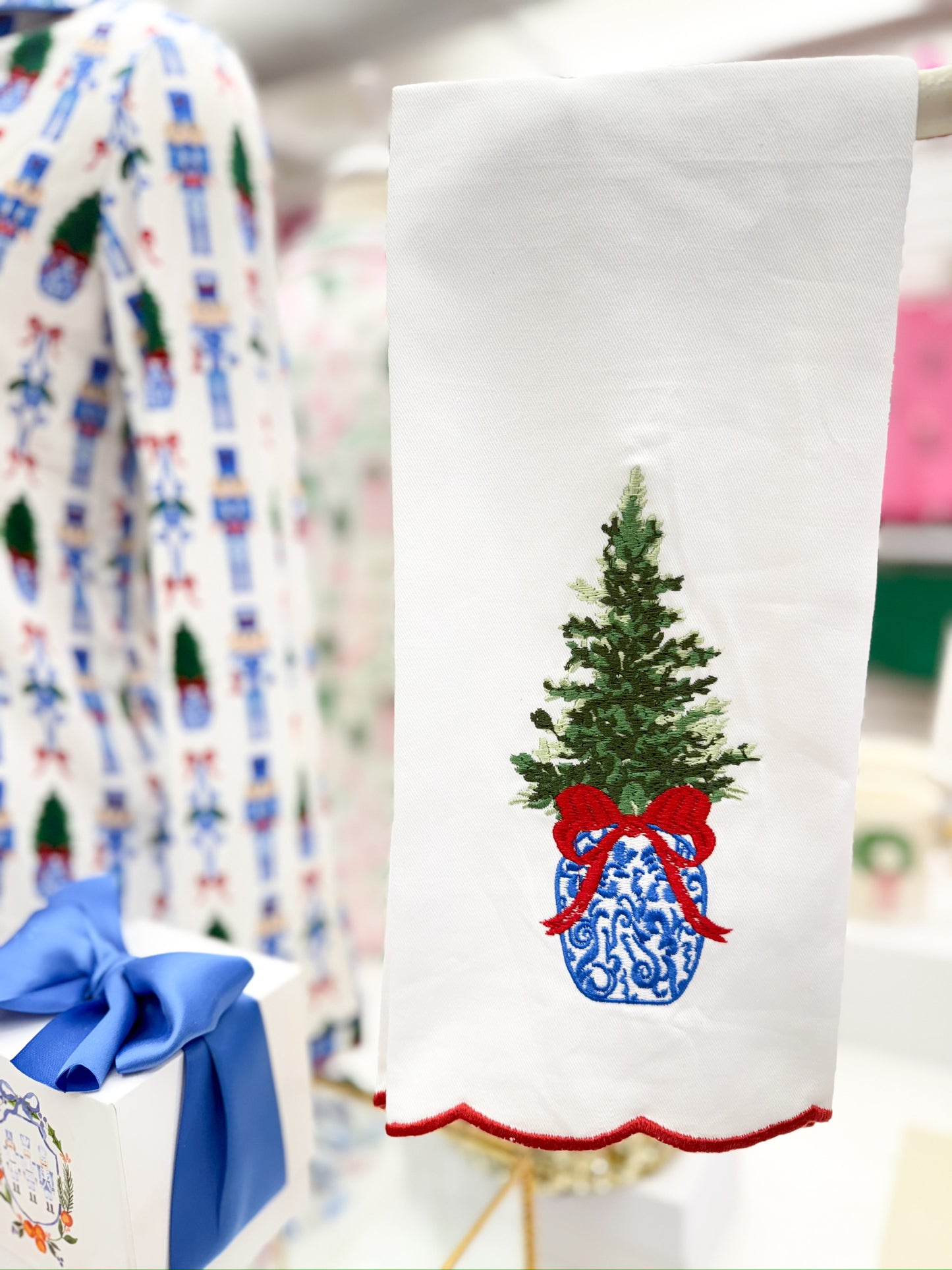 Chinoiserie Tree Tea Towel