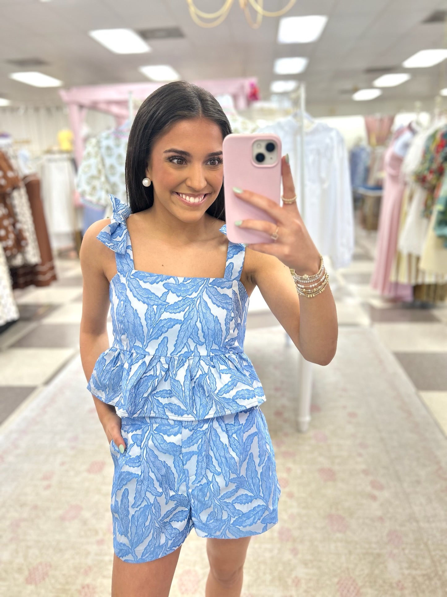 Blair Blue Summer Short Set