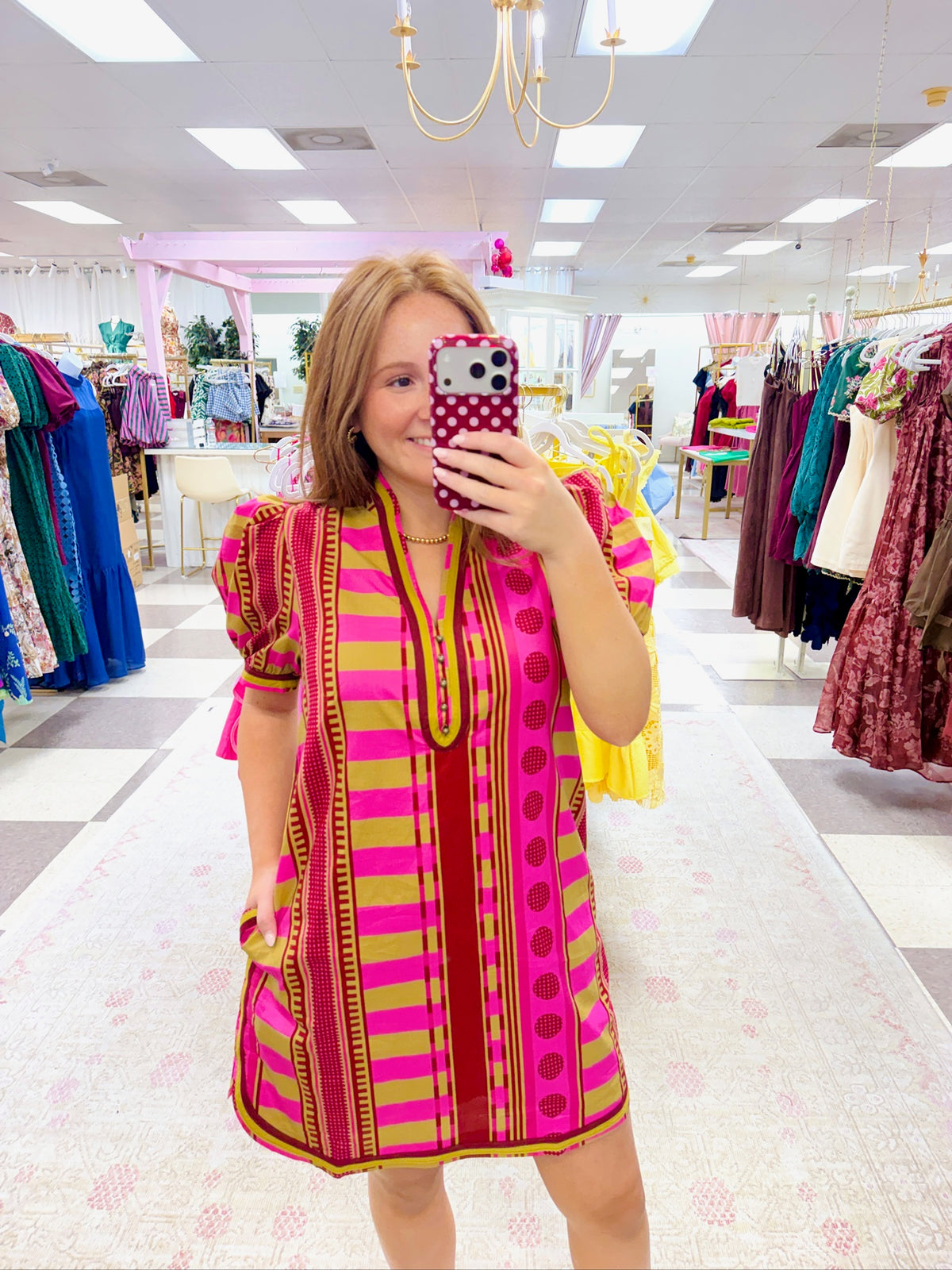 Vivienne Print Dress