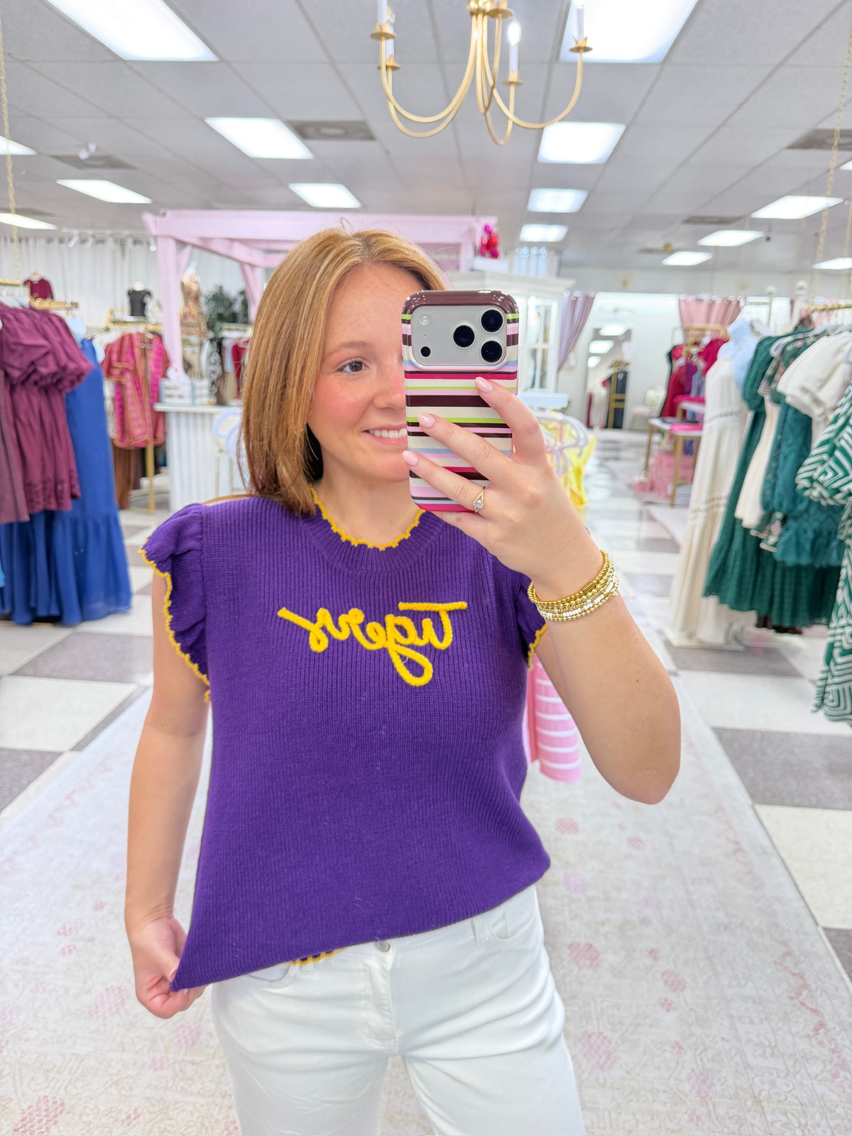 Tiger Time Sweater Top