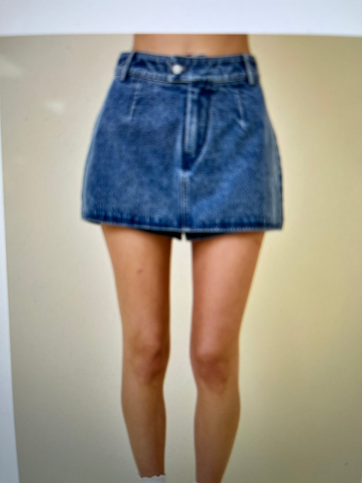 Julia Denim Skirt/ Skort