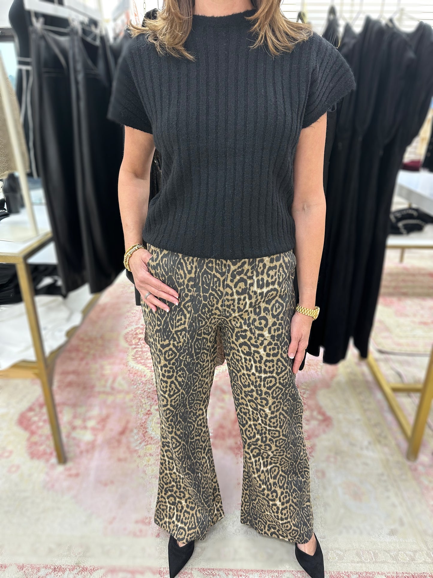 Gemma Leopard Print Pants