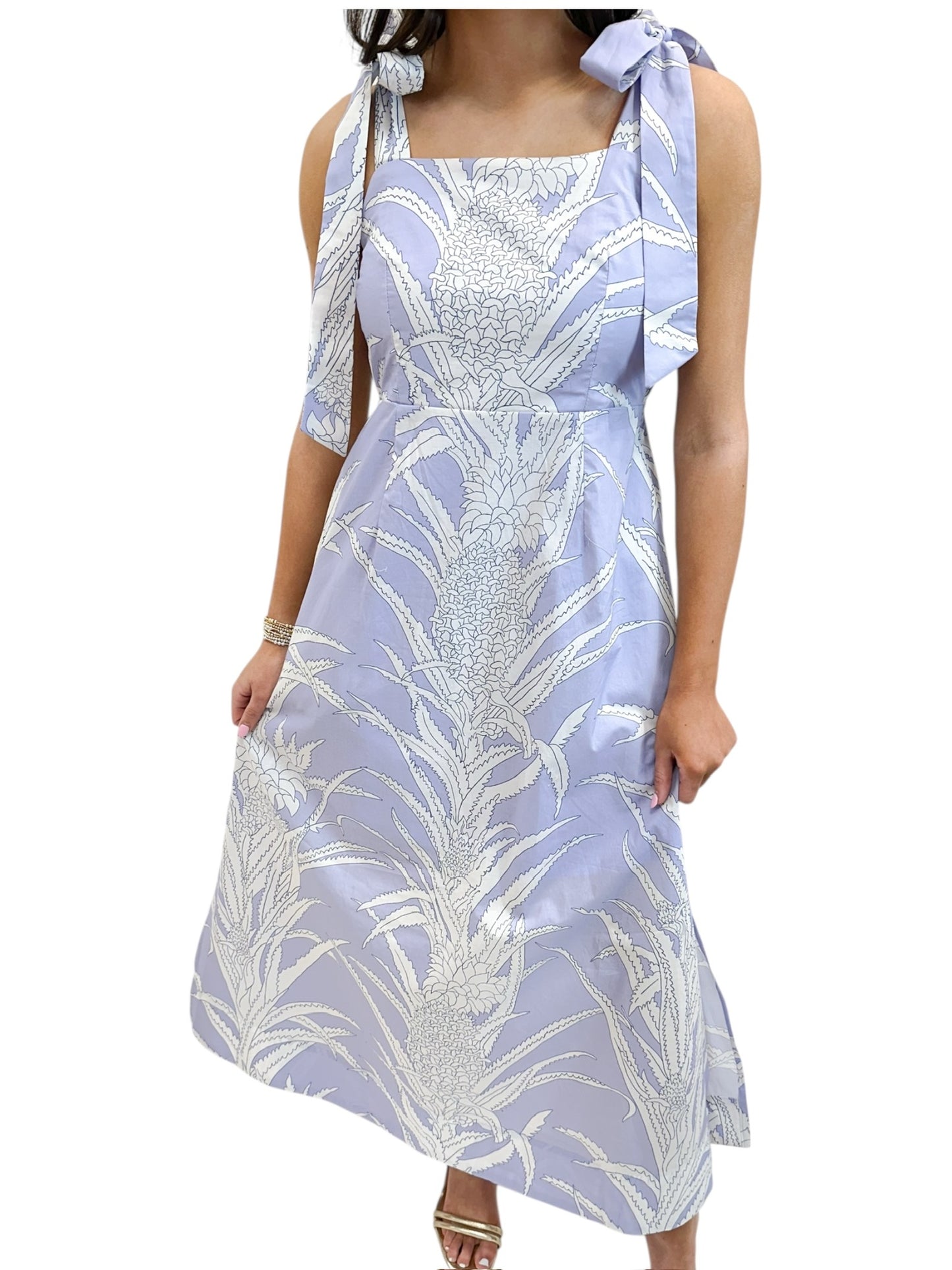 Tahiti Blue Maxi Dress