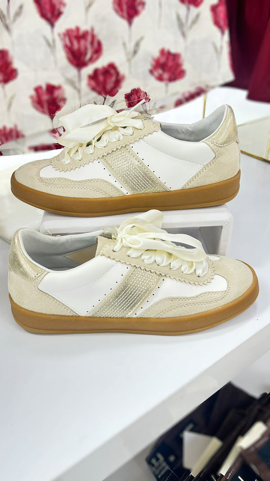 Gold Neutral Sneaker
