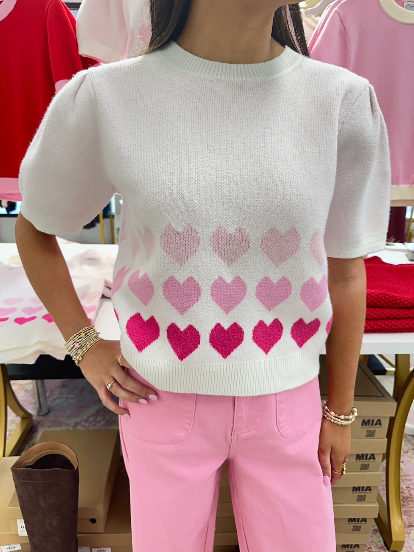 Be Mine Heart Sweater