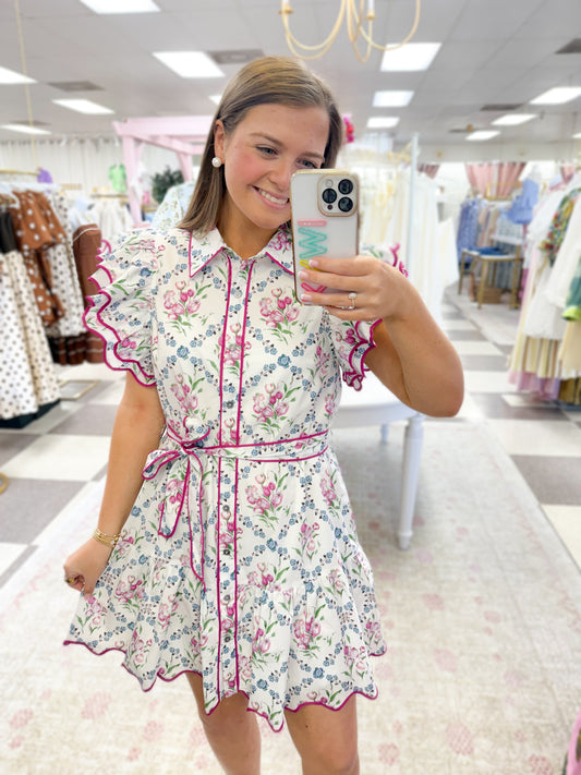 Blossom Breeze Mini Dress