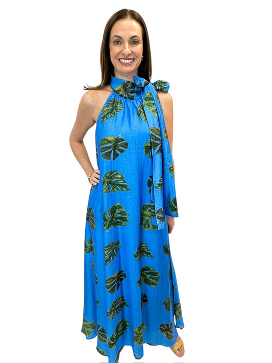 Palm Springs Maxi Dress (Blue)