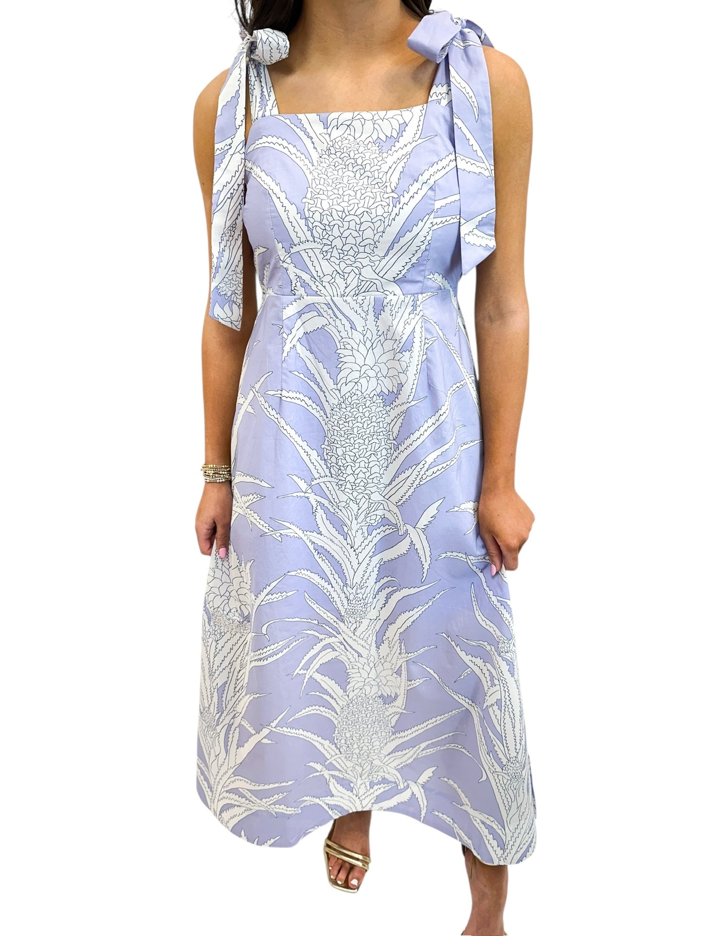 Tahiti Blue Maxi Dress