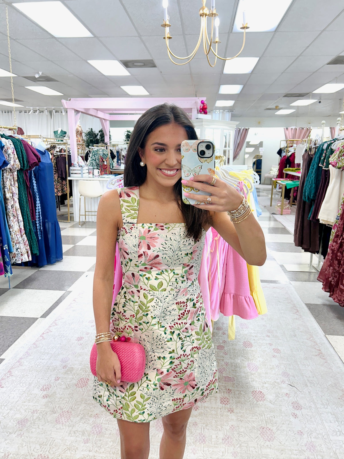 Blooming Pond Mini Dress