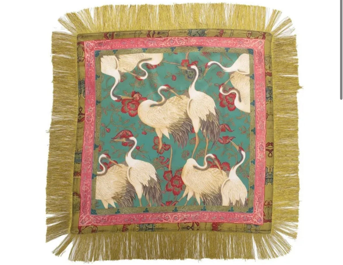 Crane Garden Scarf