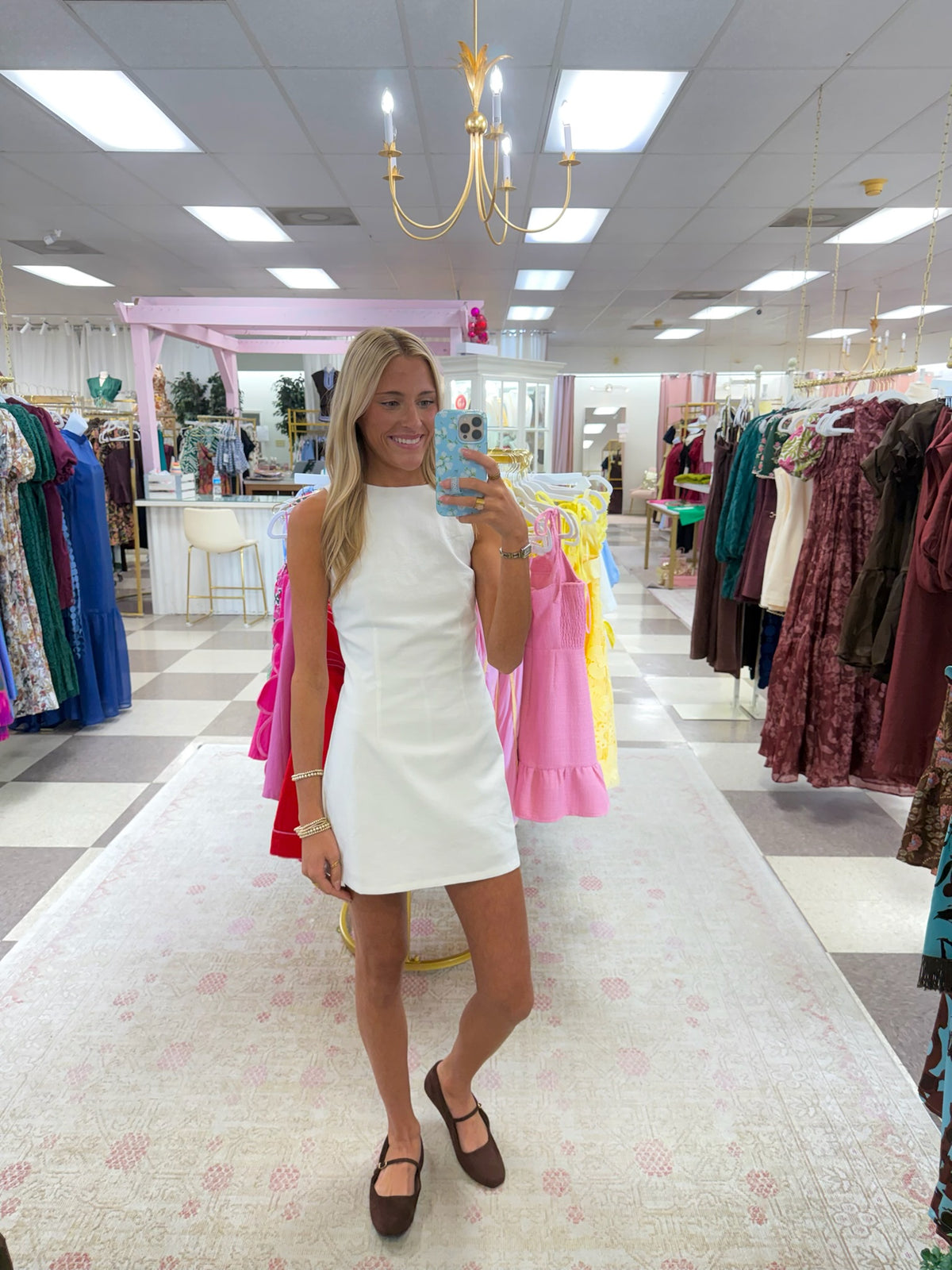 All Day Mini Dress (White)
