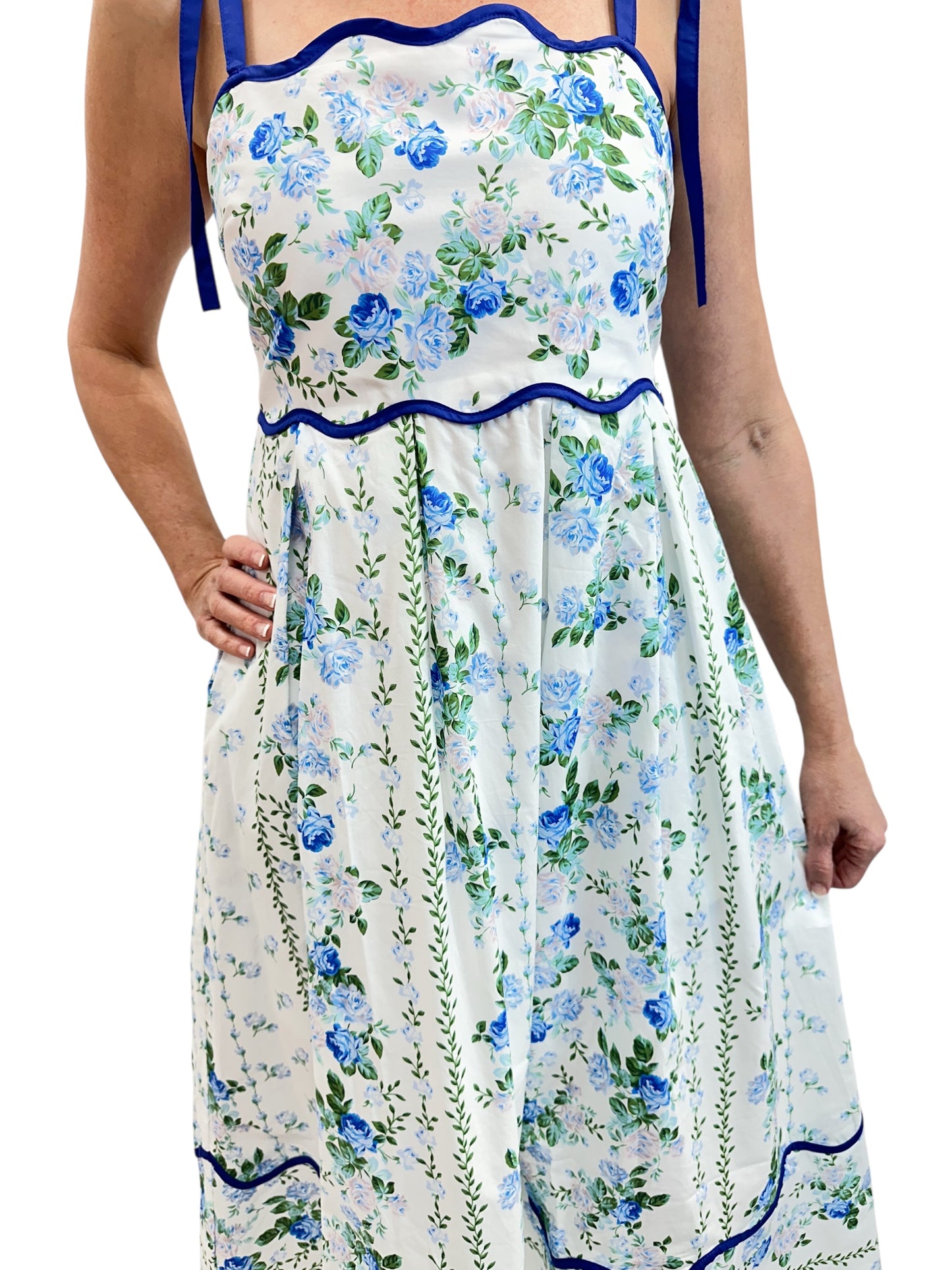 Rose Garden Blue Dress