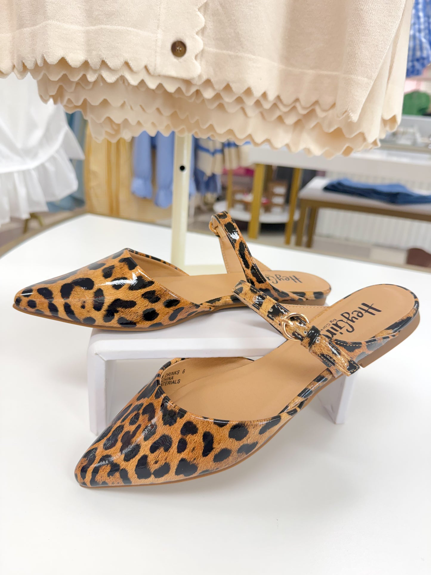 Wanna Grab Drinks Leopard Shoes