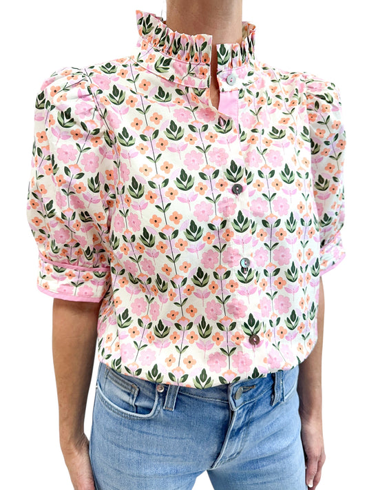 Poppy Floral Top