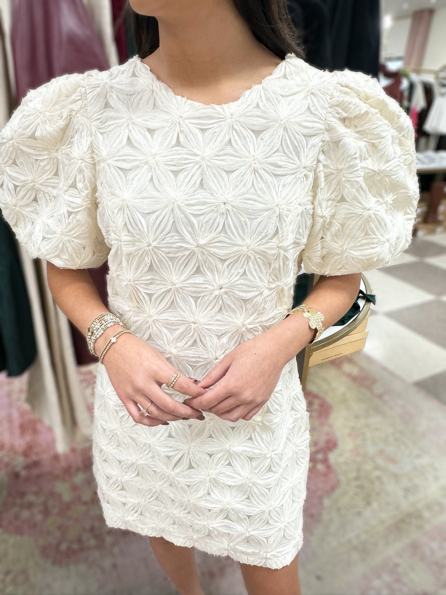 Margo Puff Sleeve Mini Dress