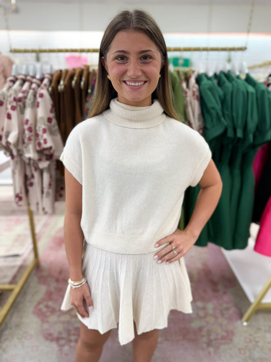 Abigail Sweater Set (Cream)