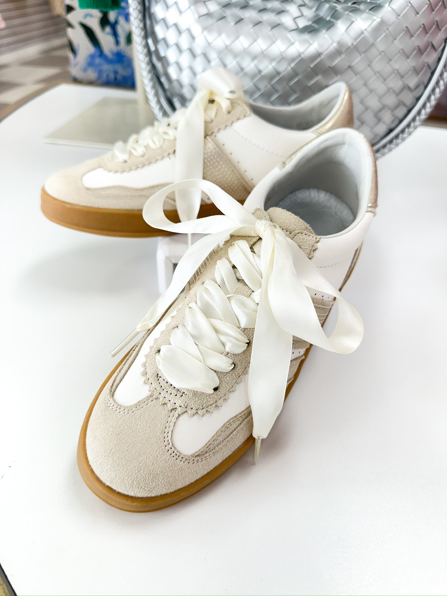Jenna Gold Neutral Sneaker