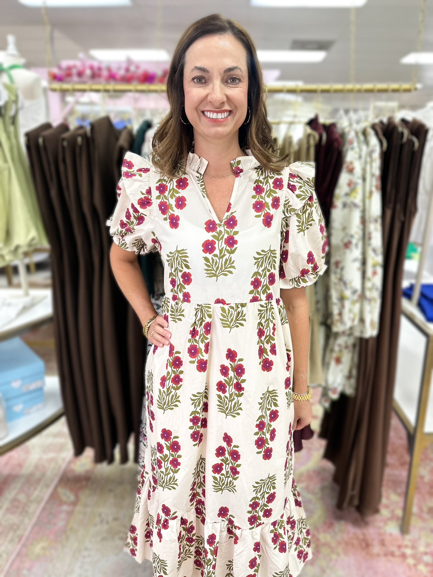 Petal Pop Maxi Dress