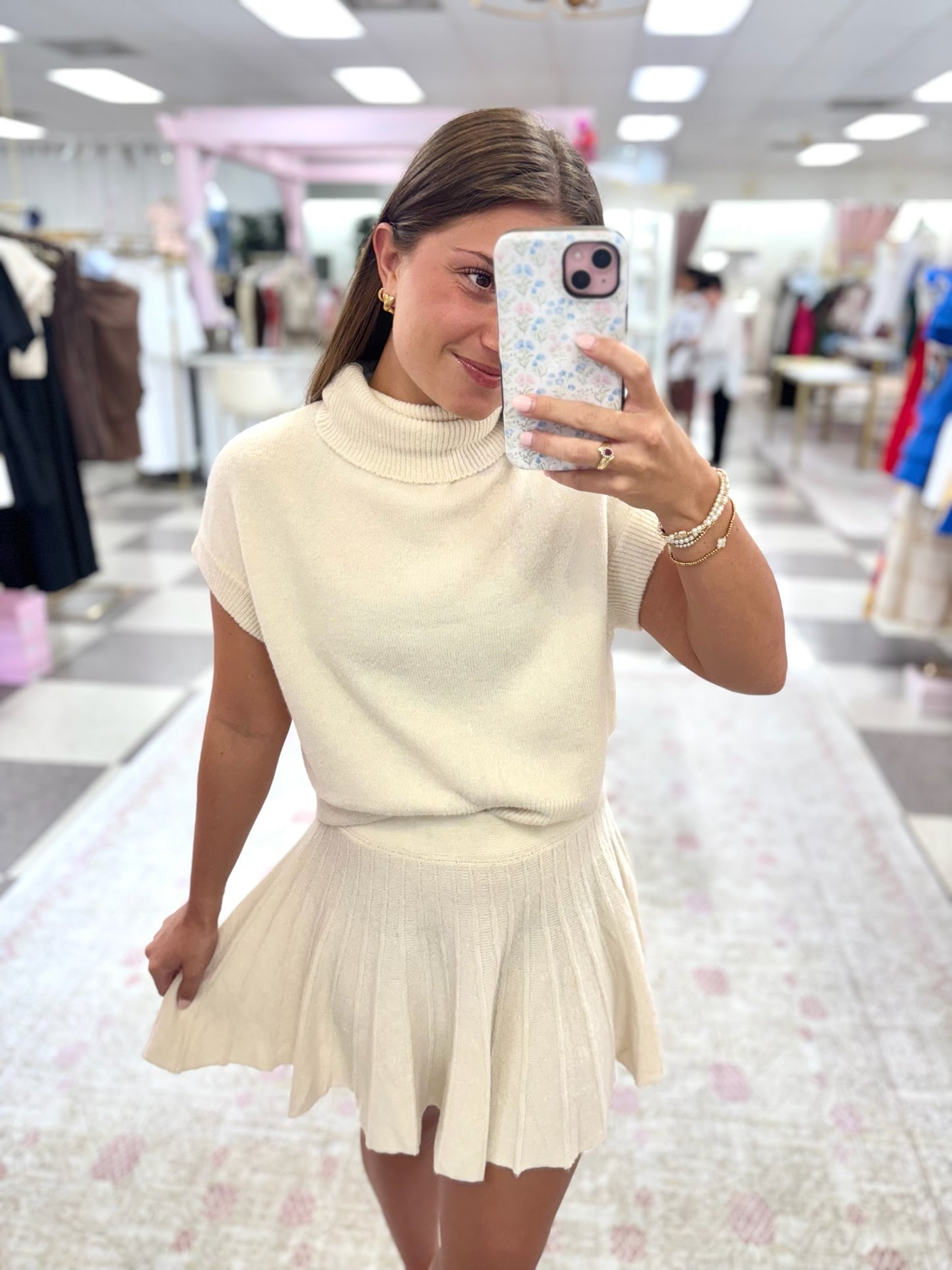 Abigail Sweater Set (Cream)