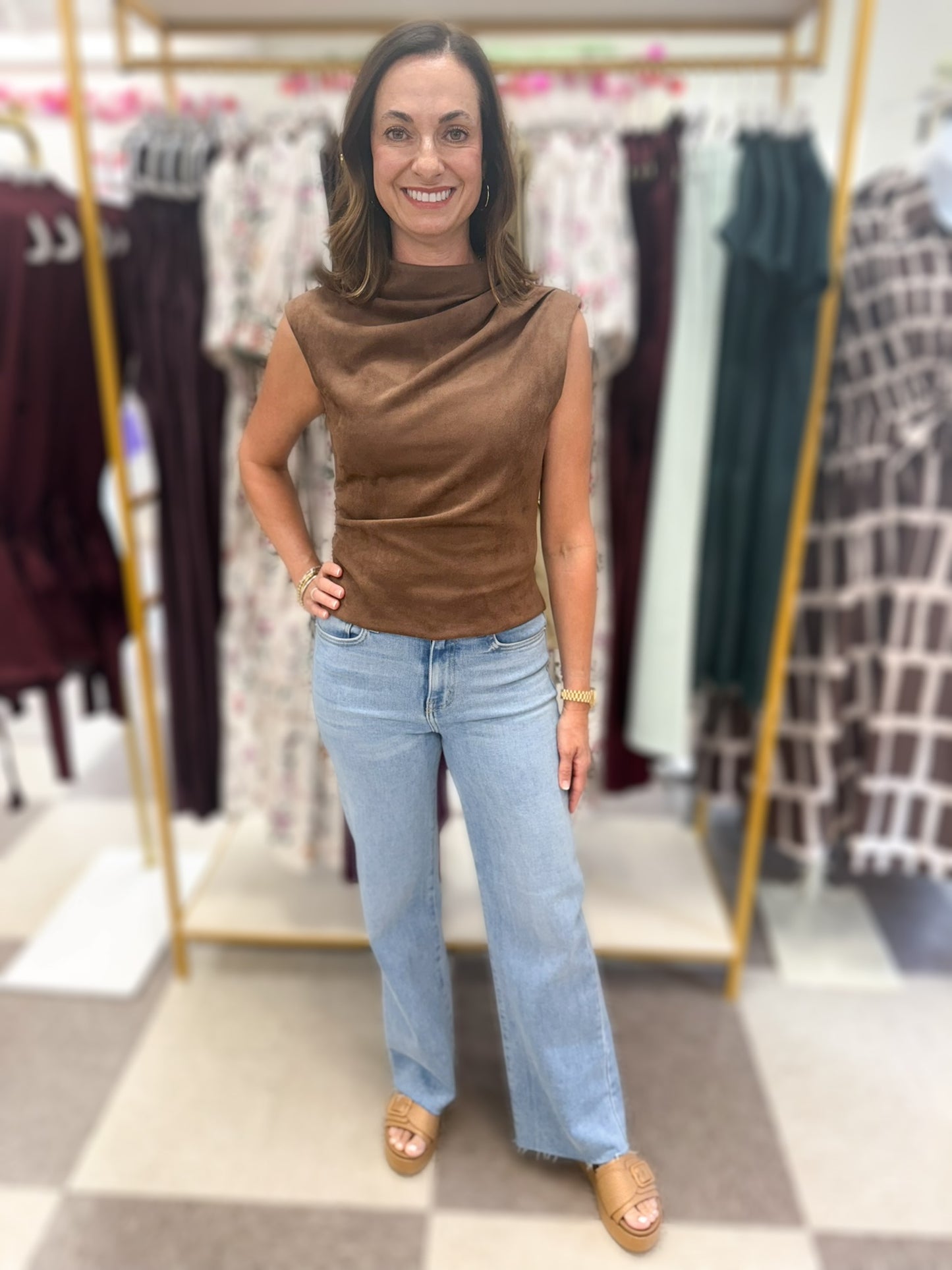 Bella Top (Chocolate Brown)