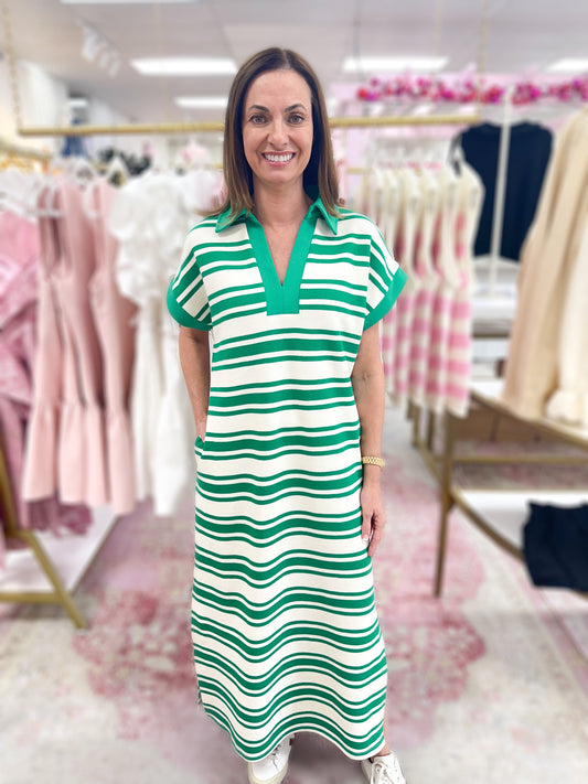 On the Green Maxi Dress