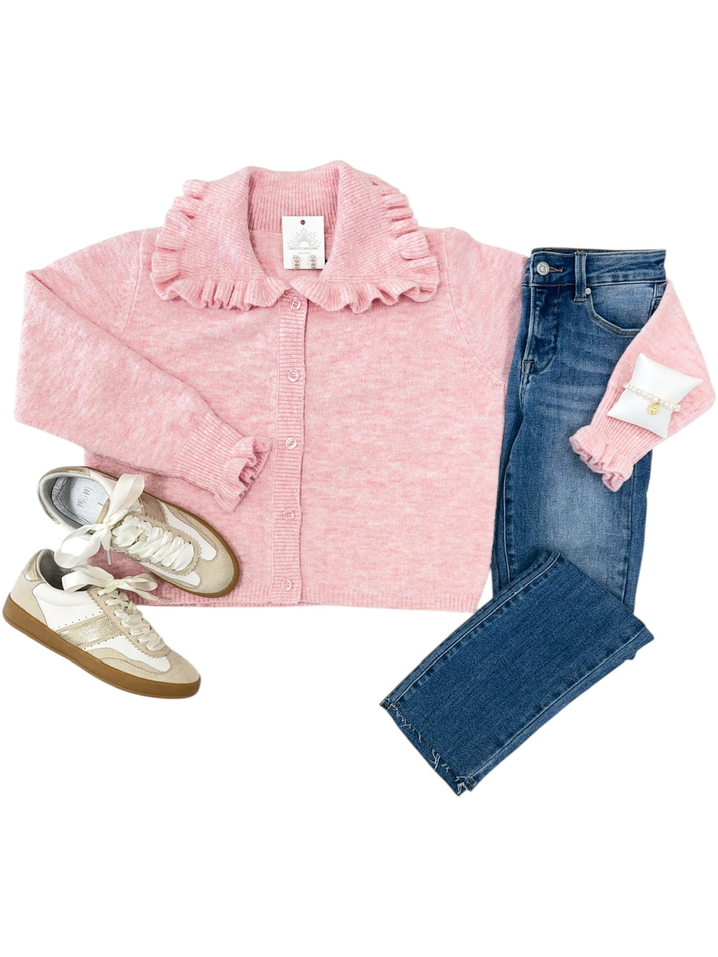 Light Pink Sweater Top