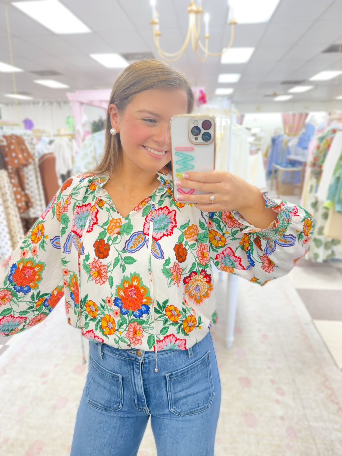 Floral Fiesta Top