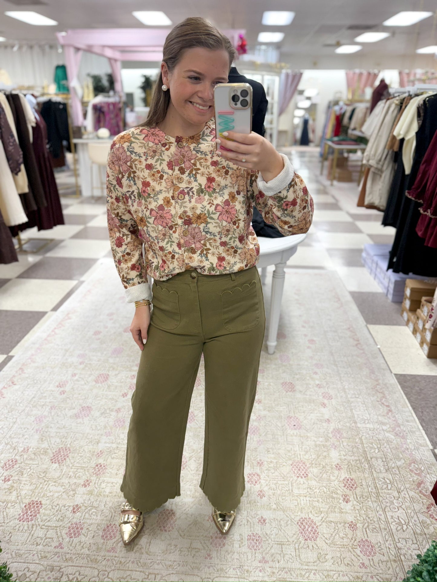 The Kami Jeans (Sage Green)