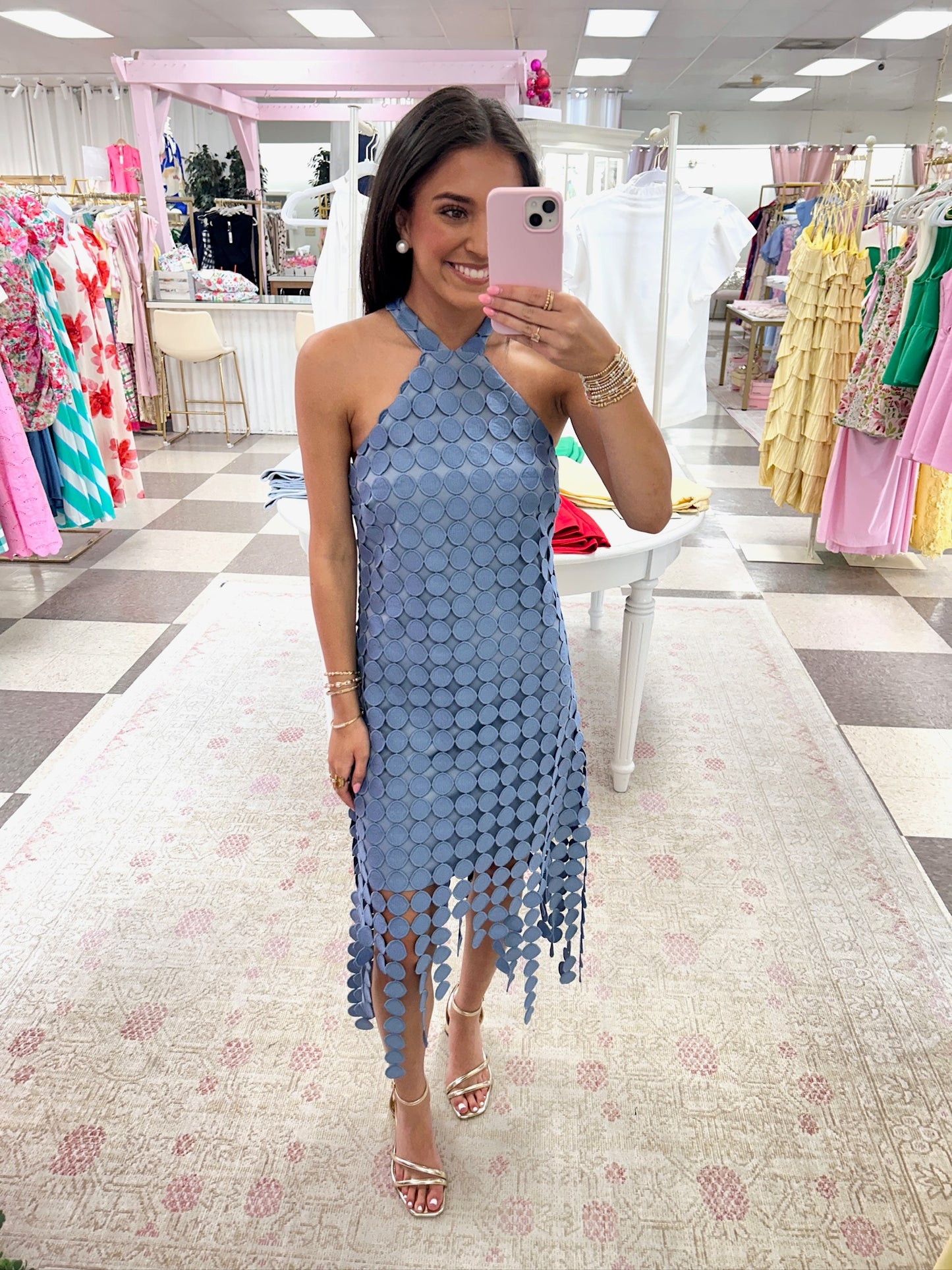 Blue Horizon Midi Dress