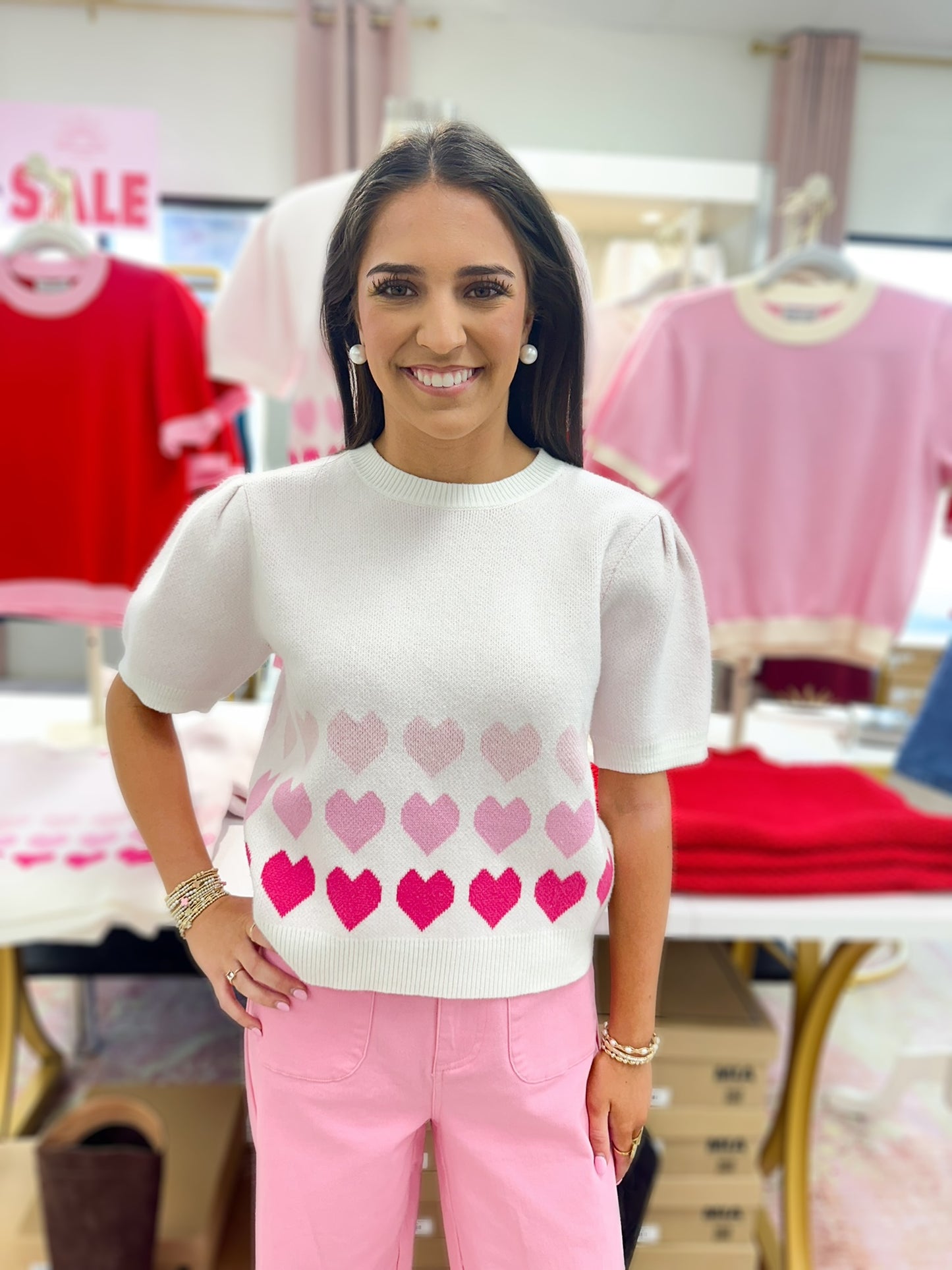 Be Mine Heart Sweater