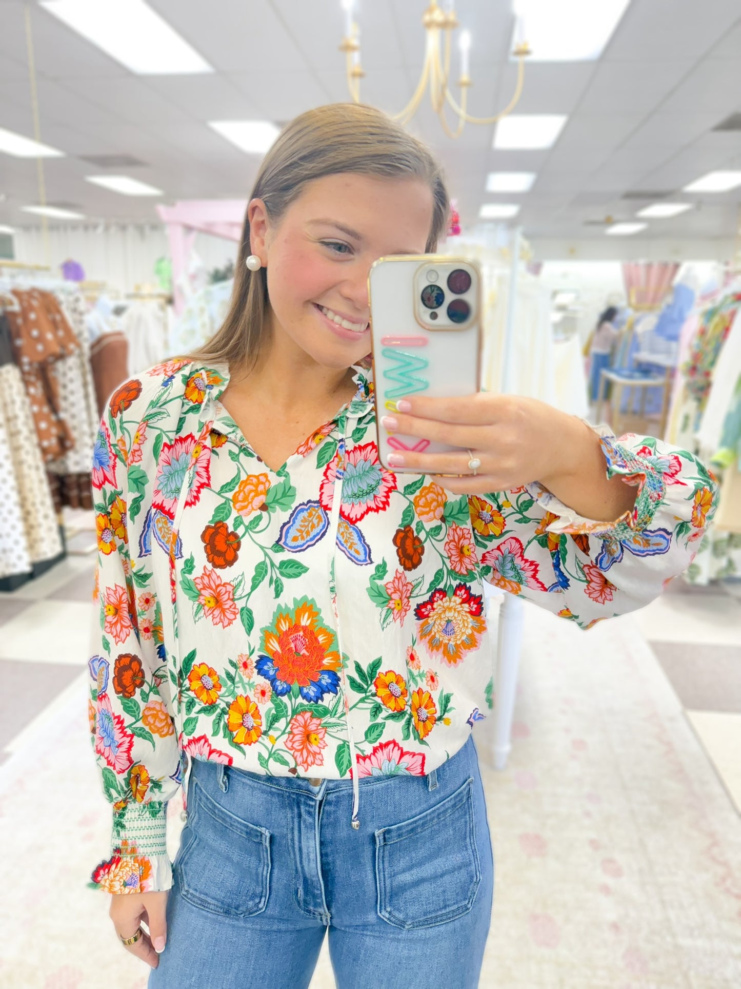Floral Fiesta Top