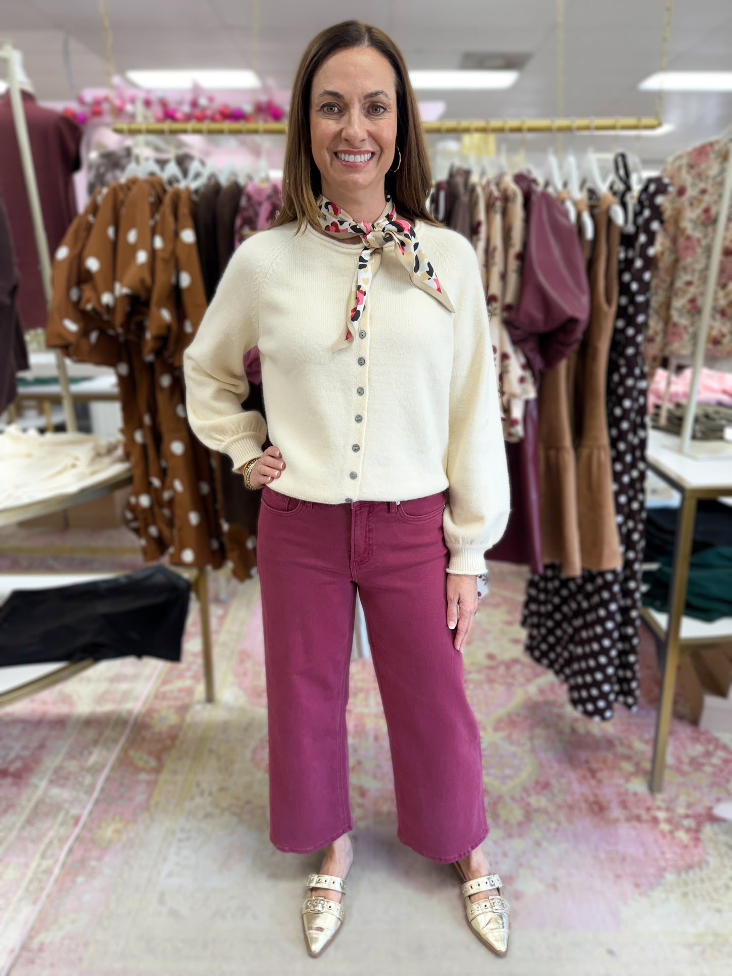 Cranberry Mid Rise Denim Jean