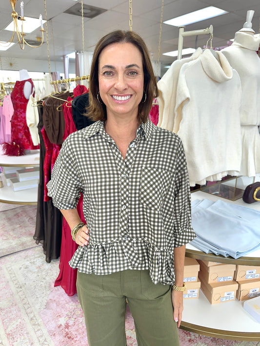 Willow Gingham Top