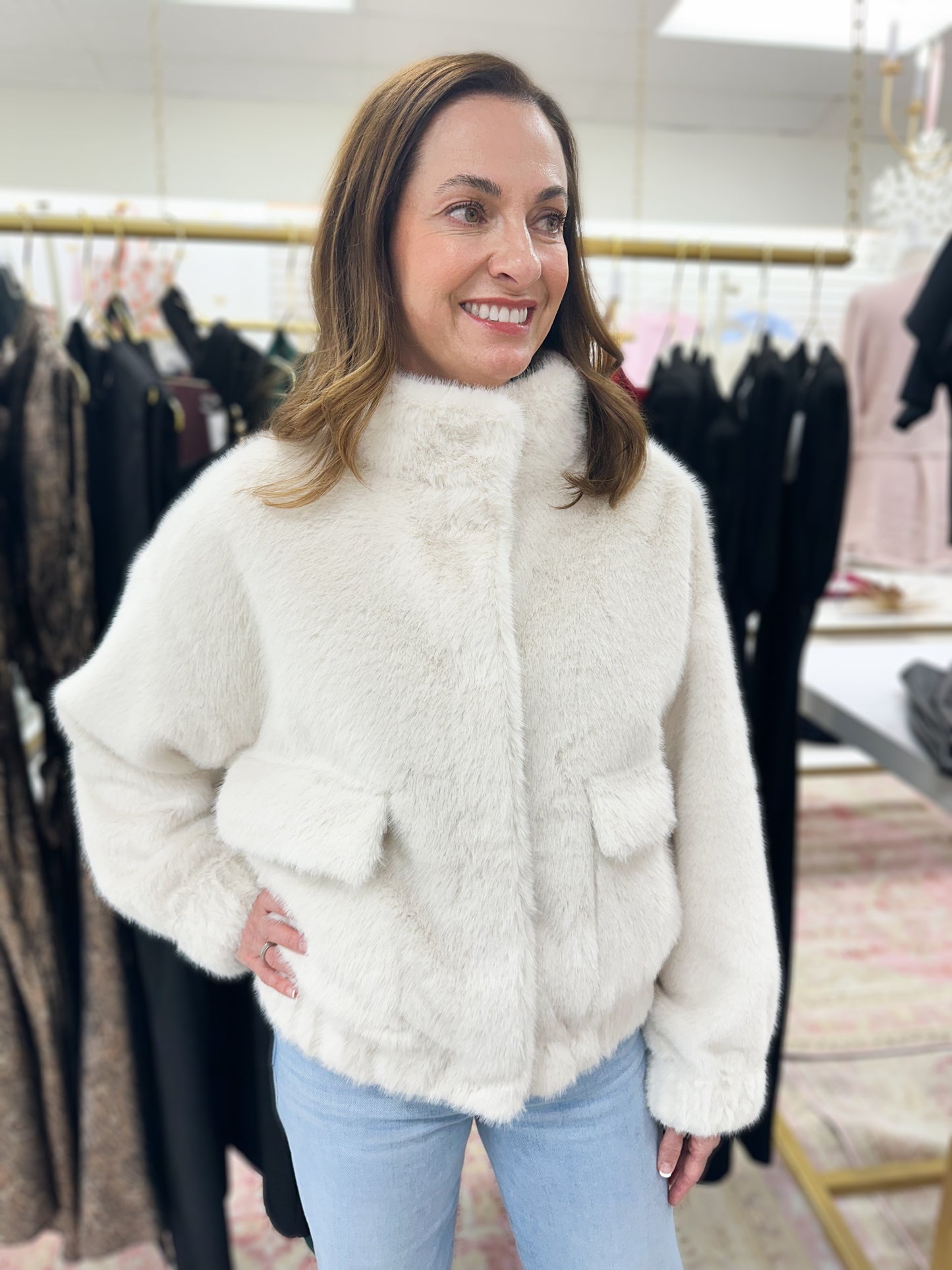 Harlow Faux Fur Jacket