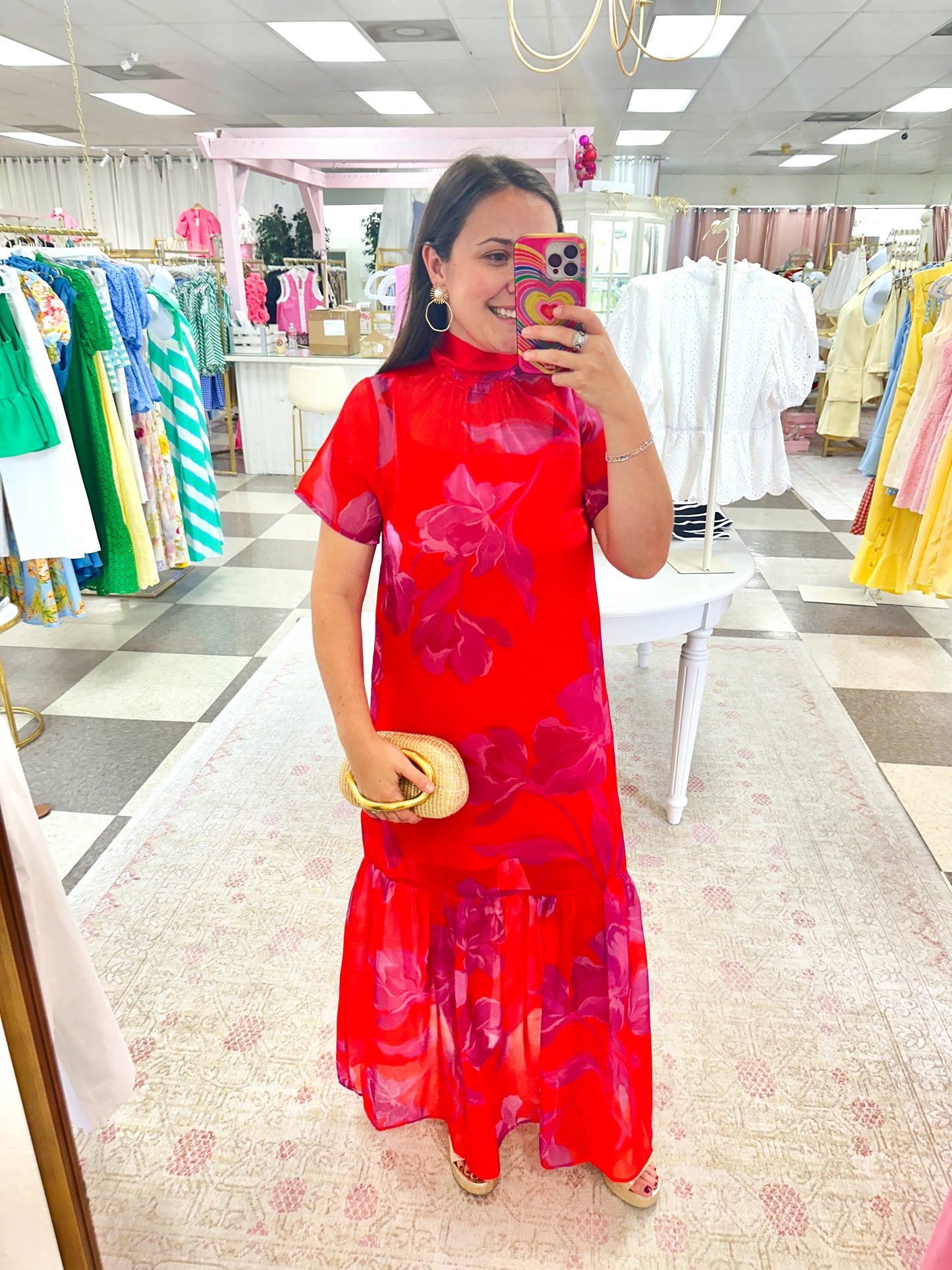 Organza Nights Maxi Dress