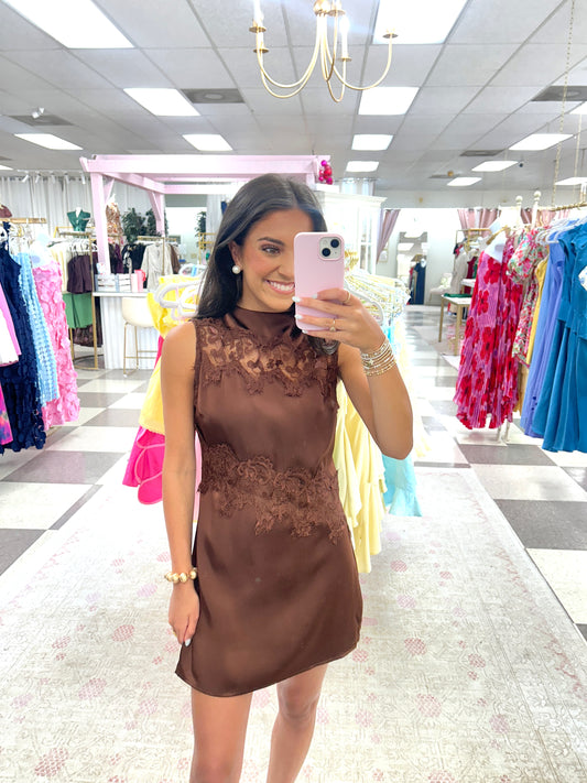 Espresso Evening Mini Dress