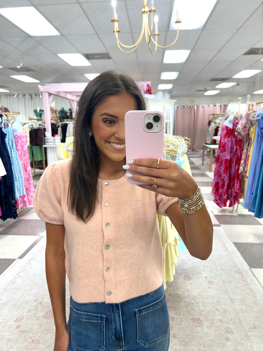 Hampton Sweater Top (Pink)