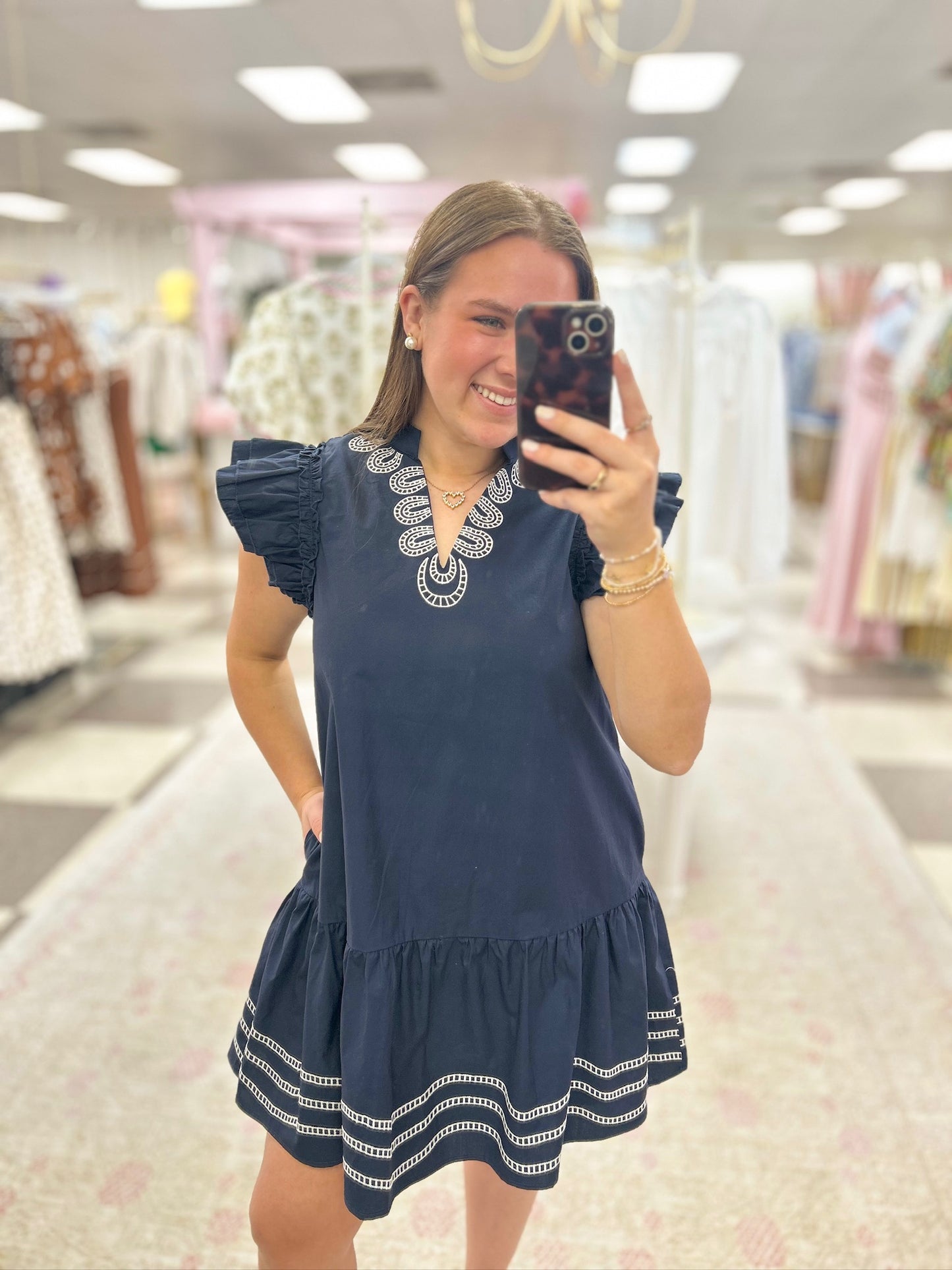 Low Tide Navy Dress
