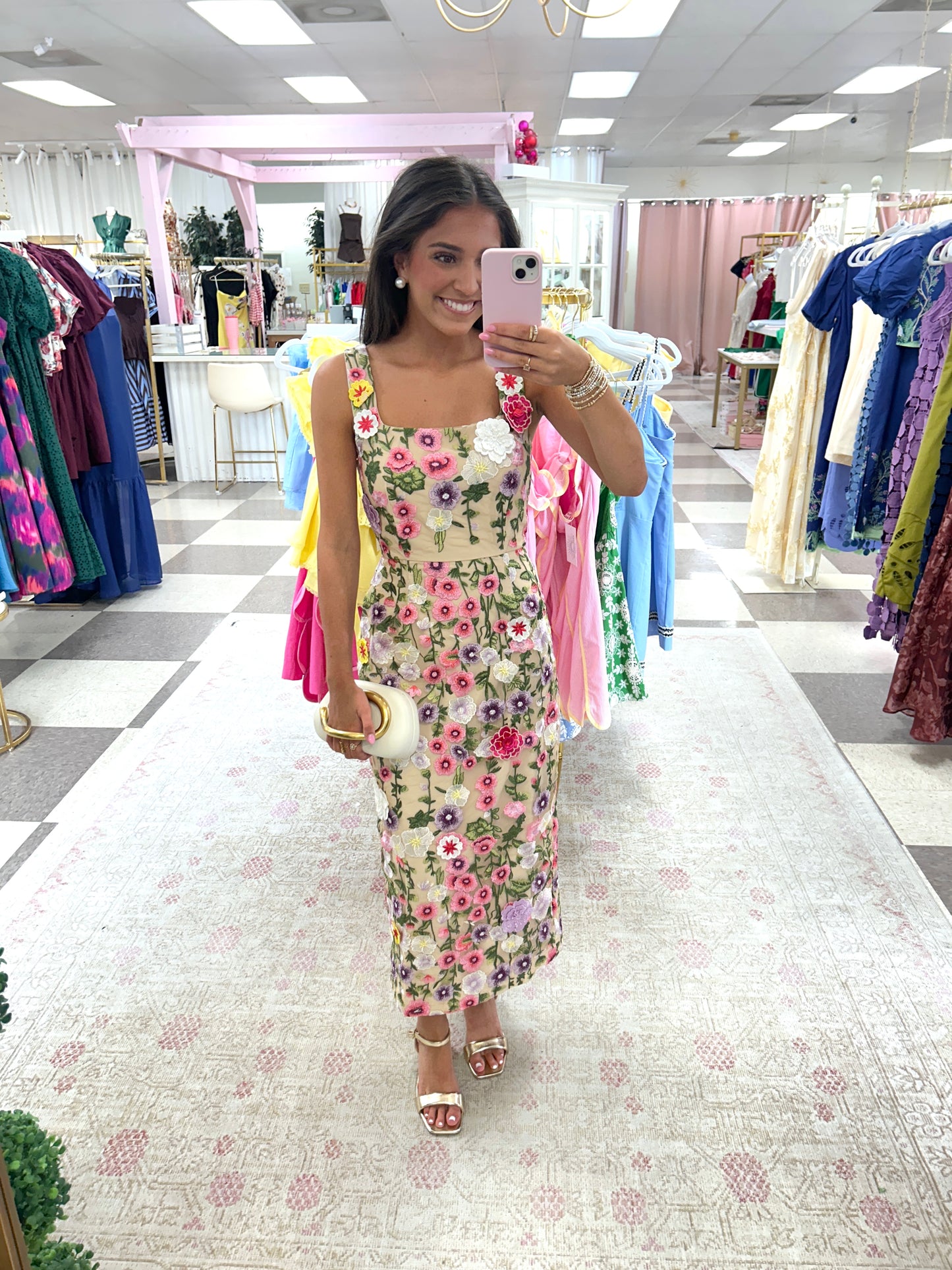 Fairytale Flower Midi Dress