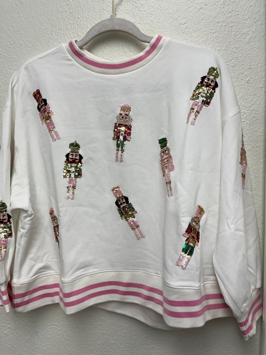 Sequin Nutcracker Sweatshirt