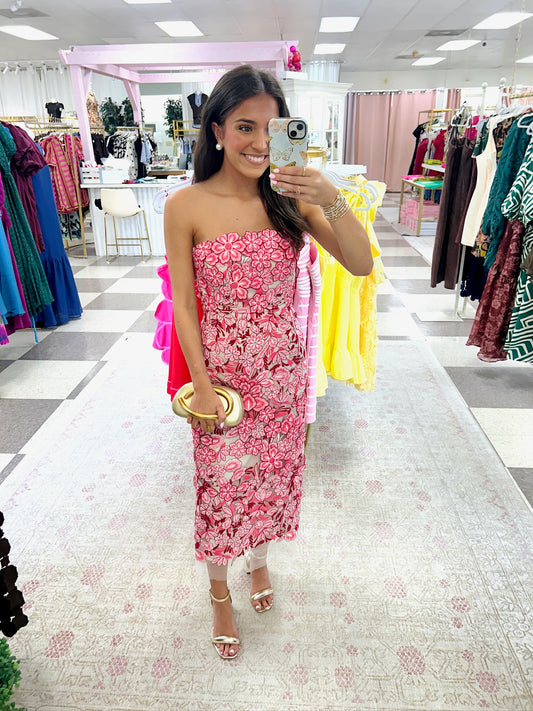 Scarlett Garden Midi Dress