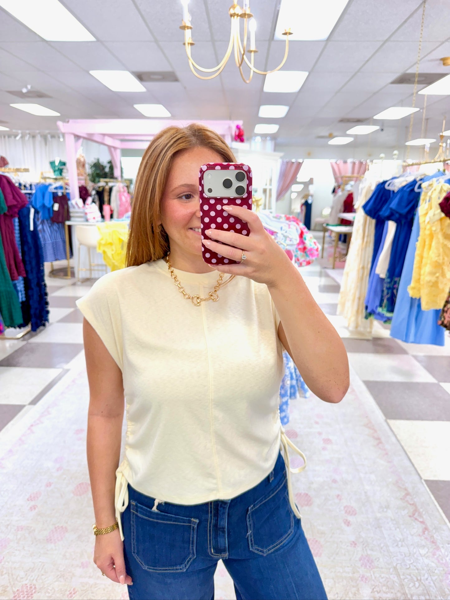 Parker Top (Ecru)