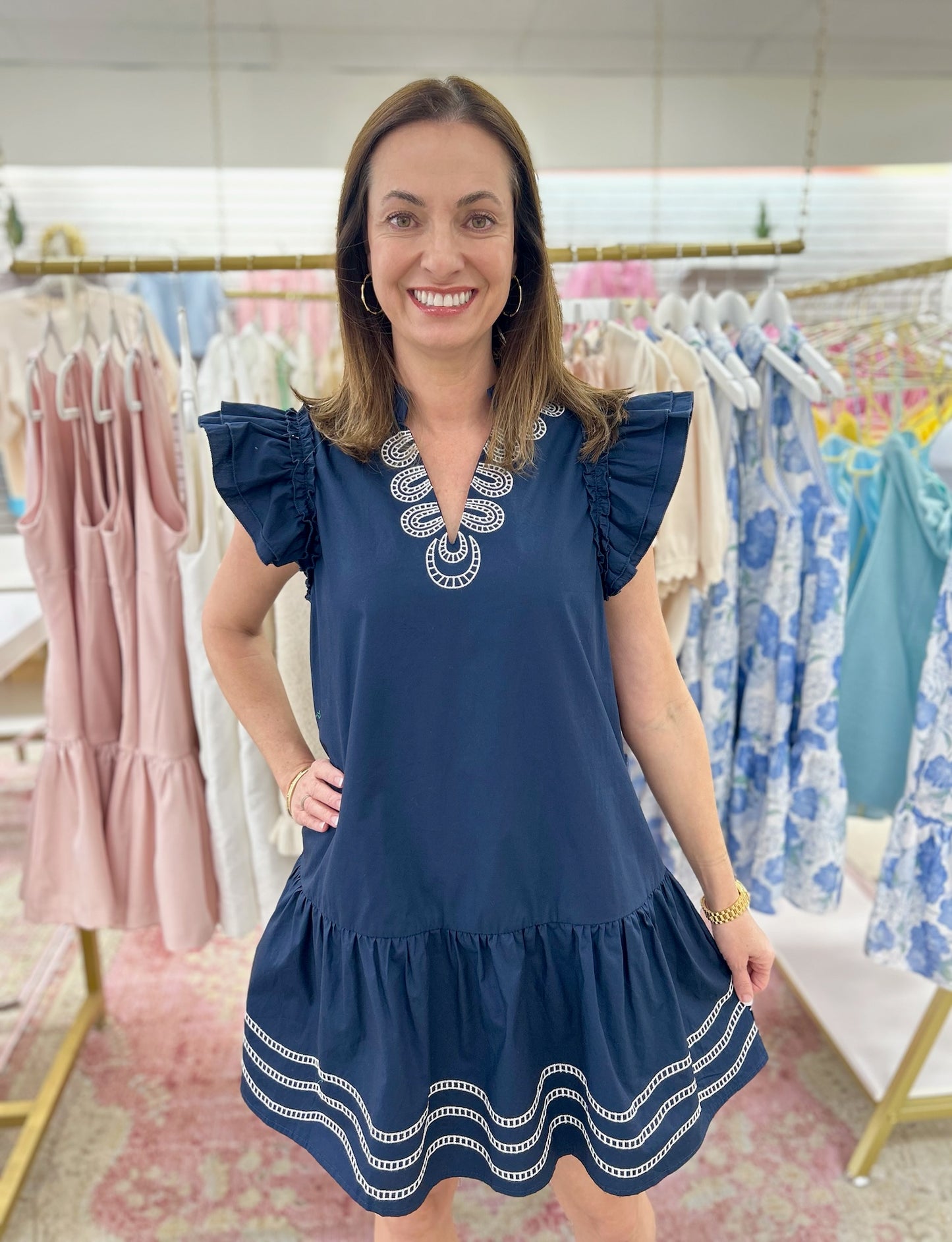 Low Tide Navy Dress