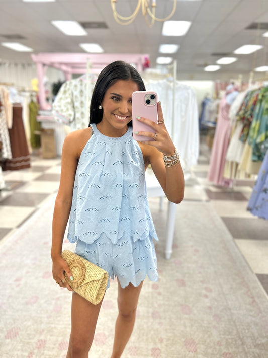 Play at the Beach 2 Piece Set (Baby Blue)